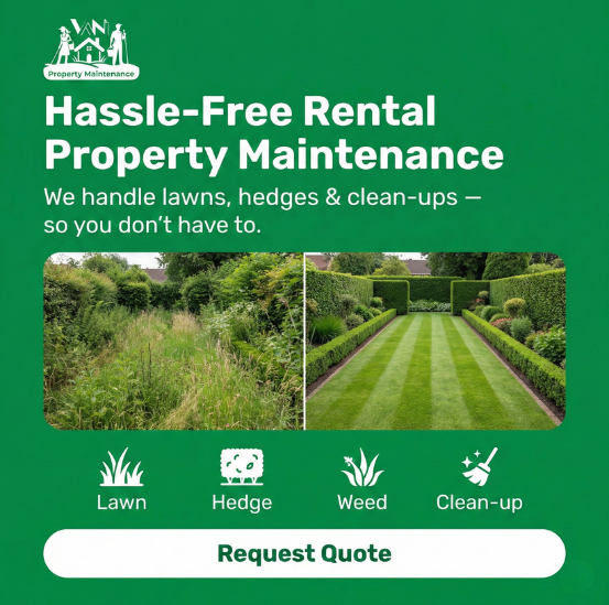 Vani Property Maintenance NZ Facebook ad: Lawn Looking Overgrown?