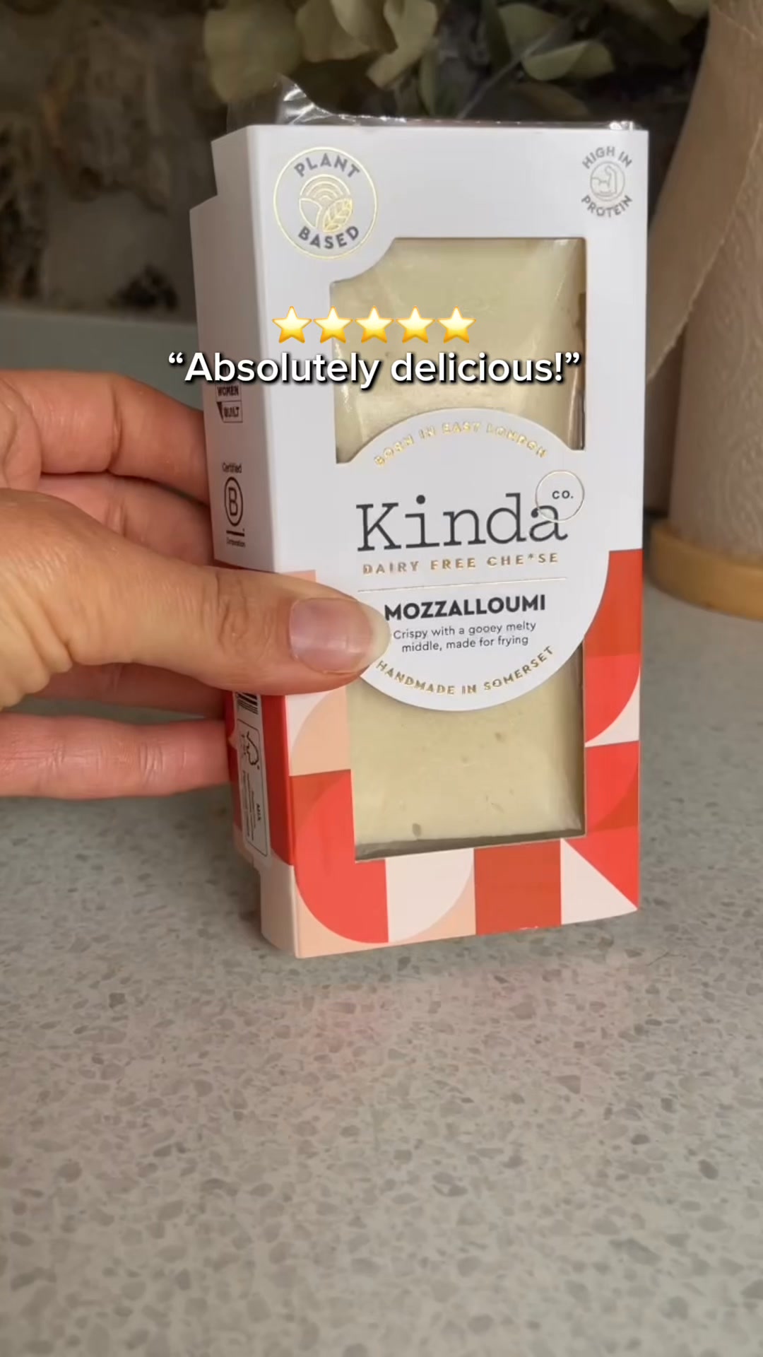 Kinda Co. Facebook ad: Award-winning vegan cheese