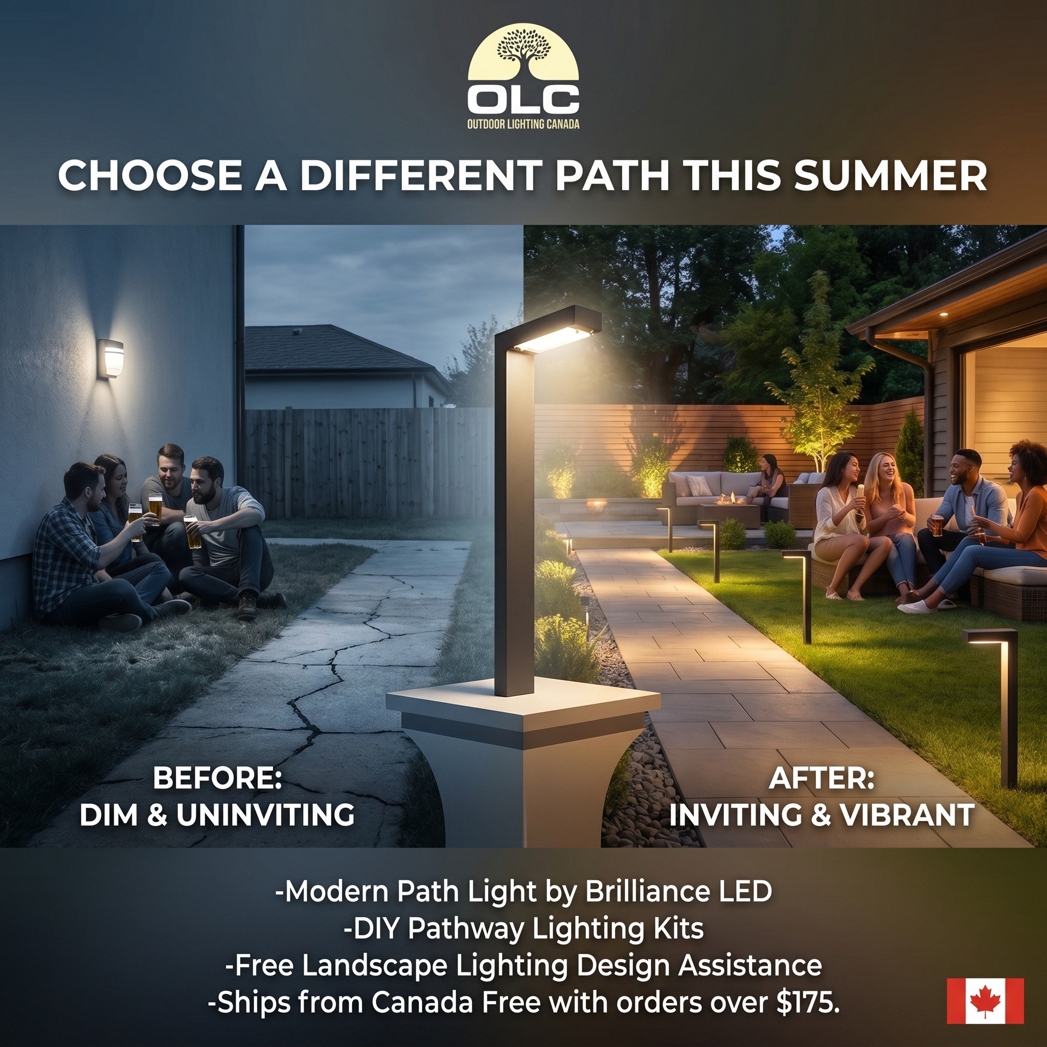 Outdoor Lighting Canada Facebook ad