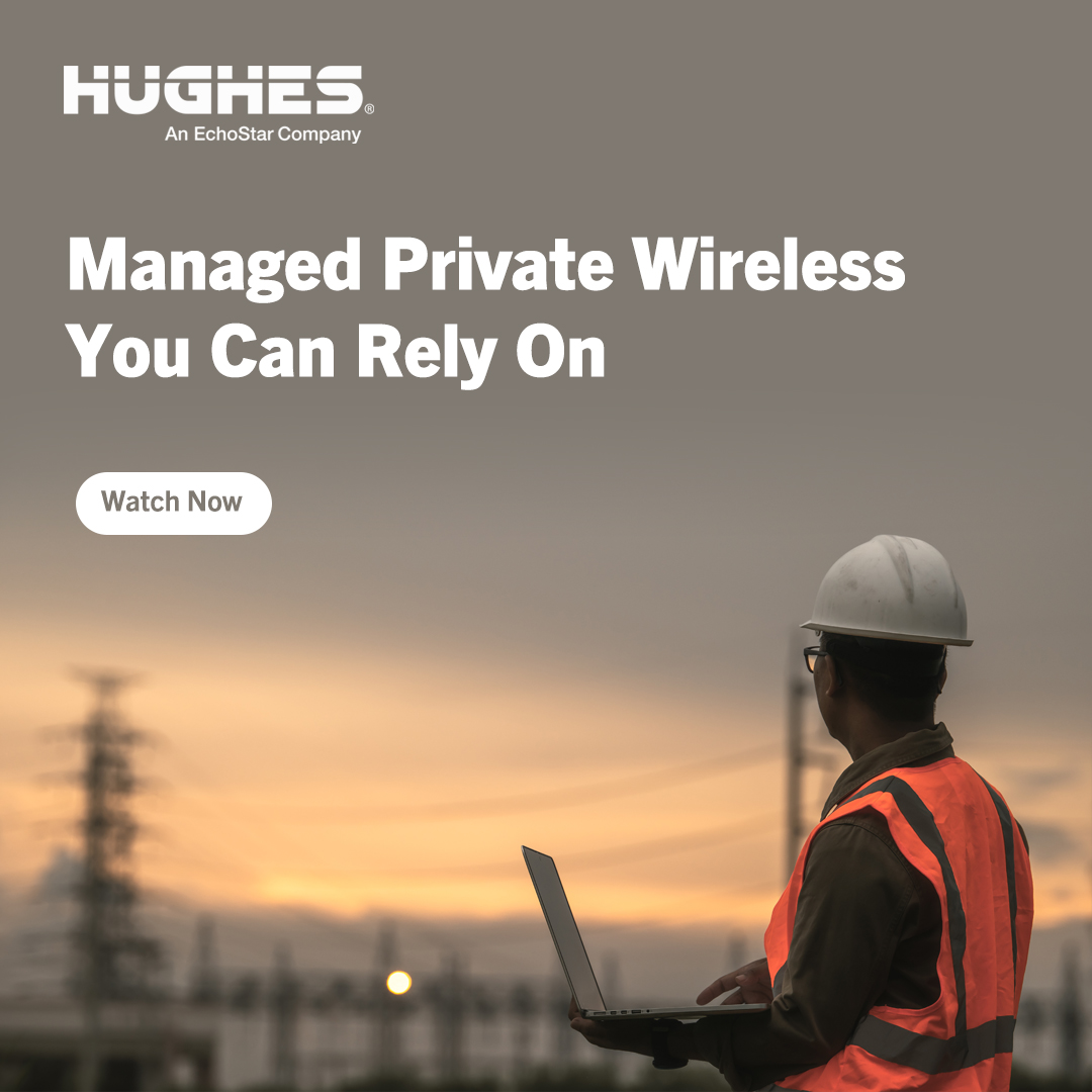 Hughes Facebook ad: Managed private wireless you can trust