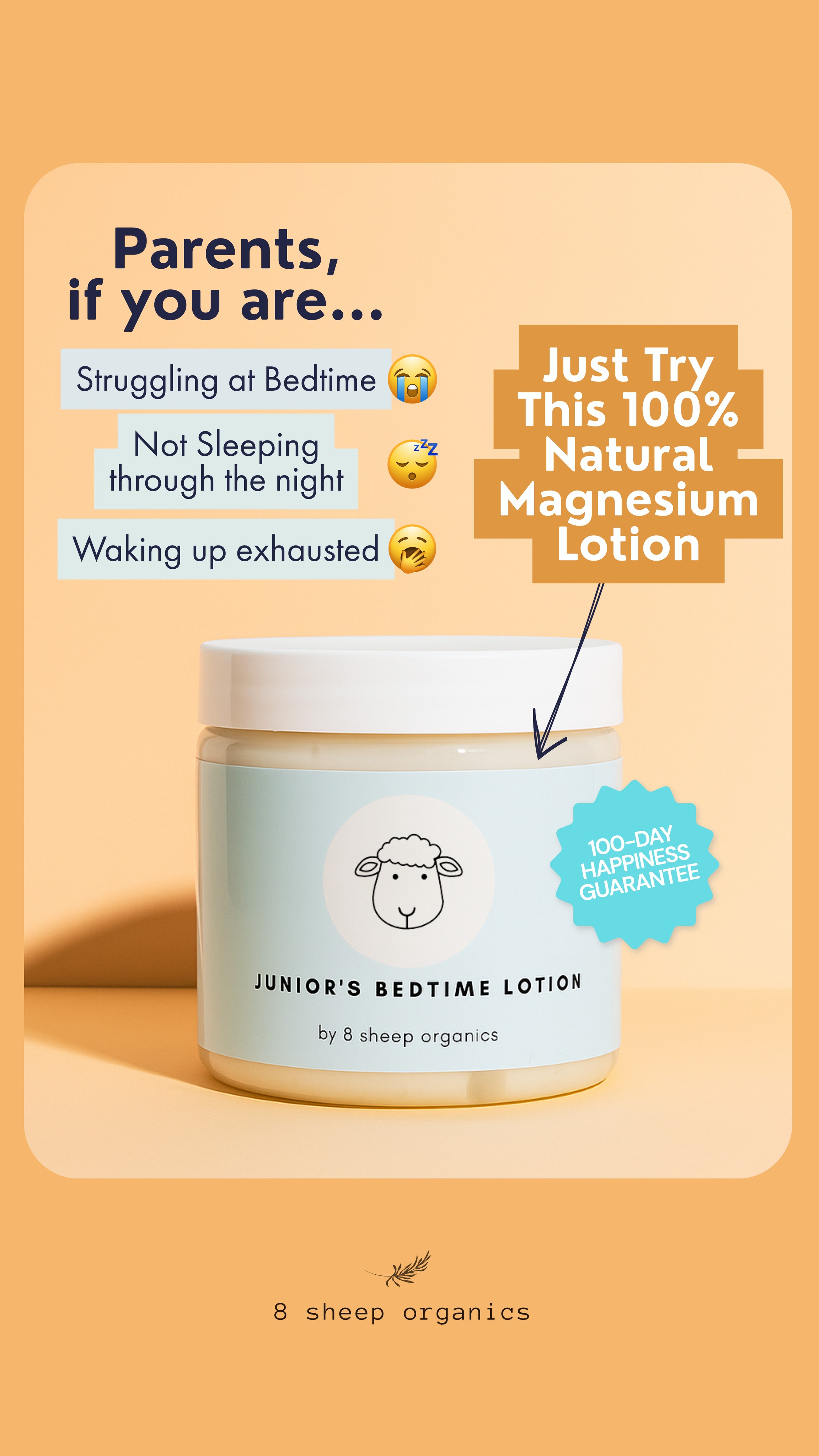 8 Sheep Organics Facebook ad