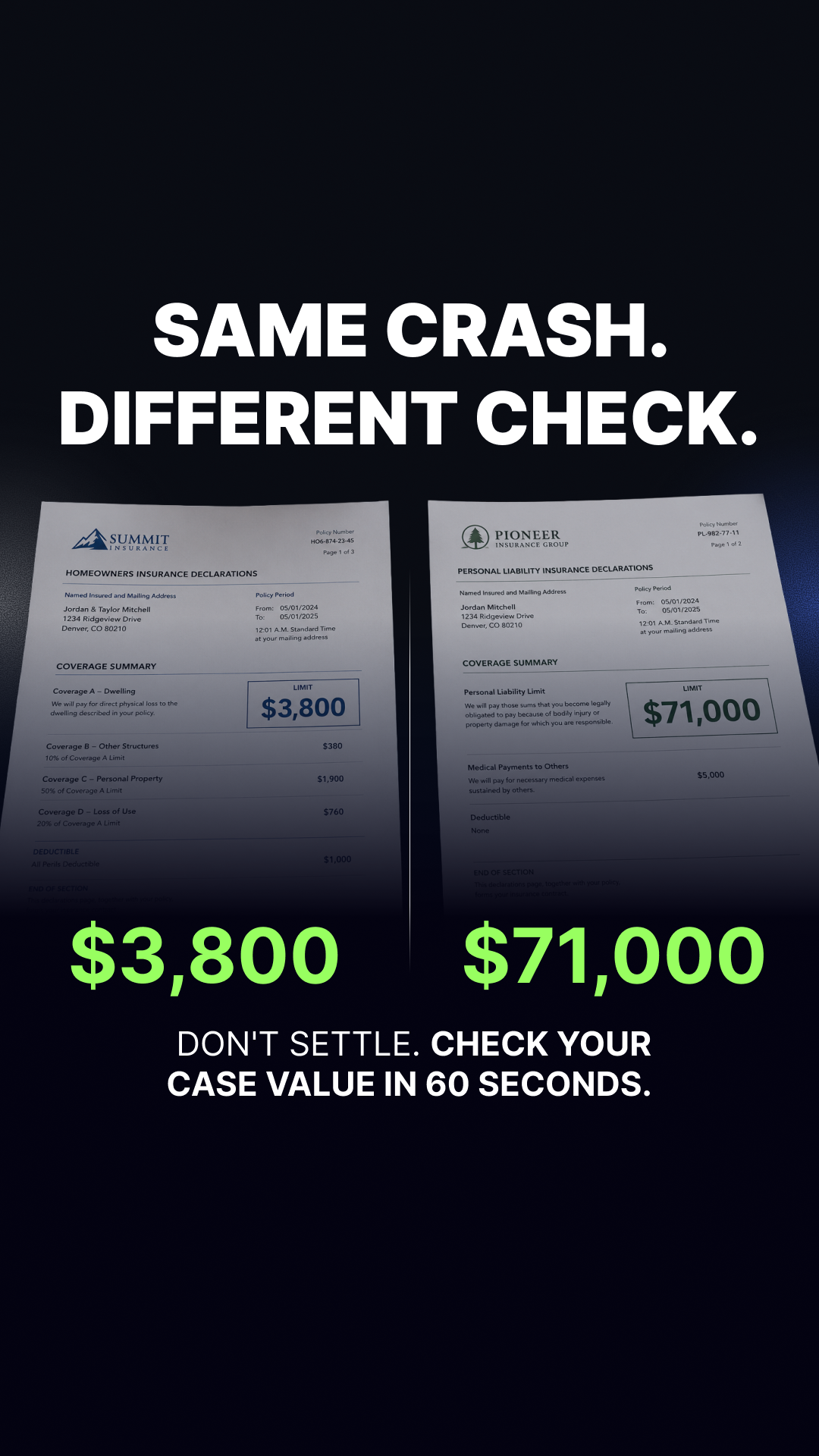 Top Crash Lawyer Facebook ad from May 29, 2026