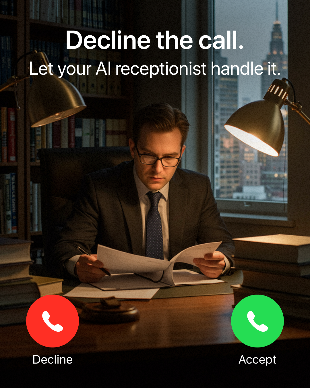 M1 app Facebook ad: Your Personal AI Receptionist