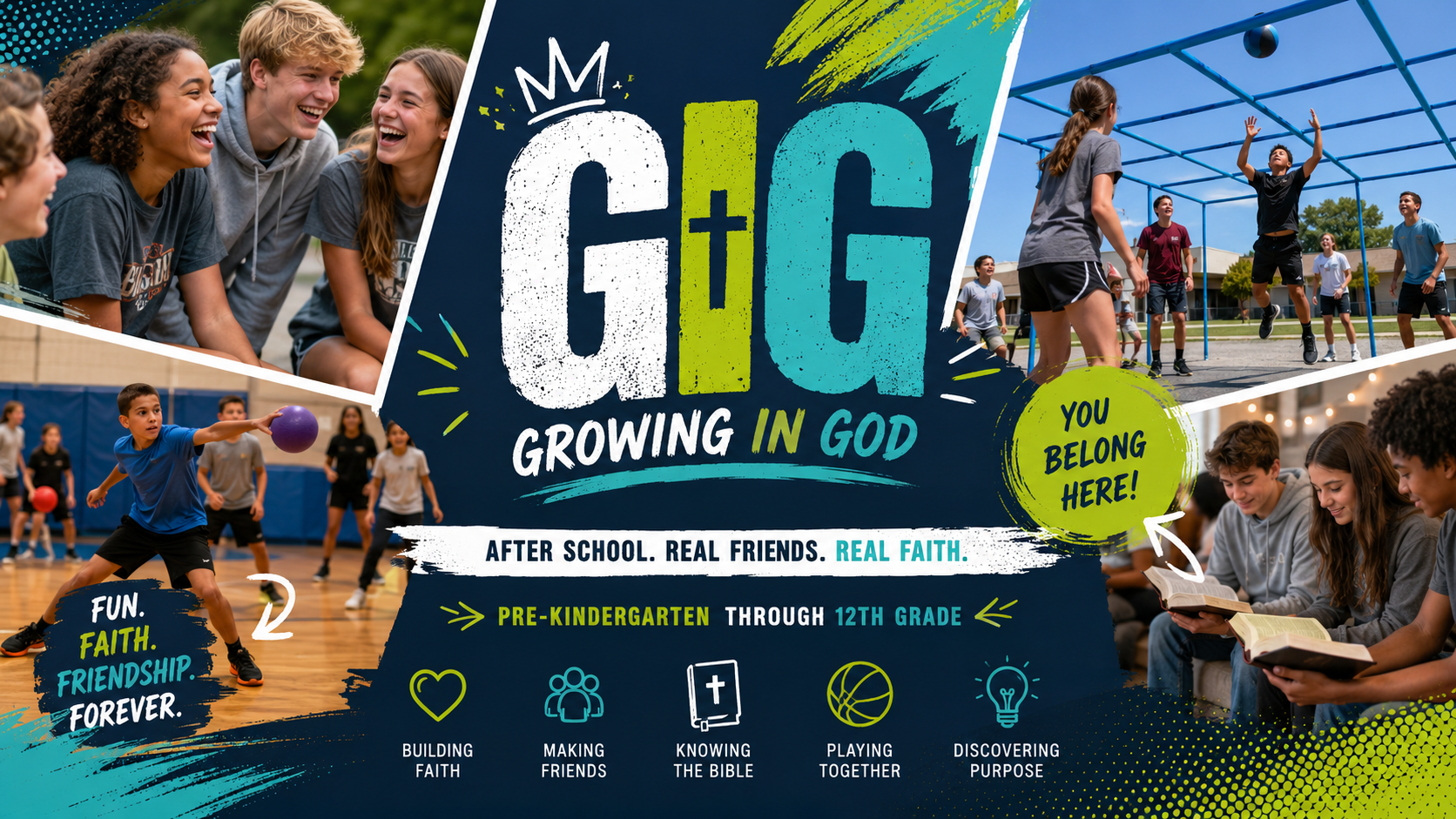Lake Center Baptist Facebook ad: Please Join Us!