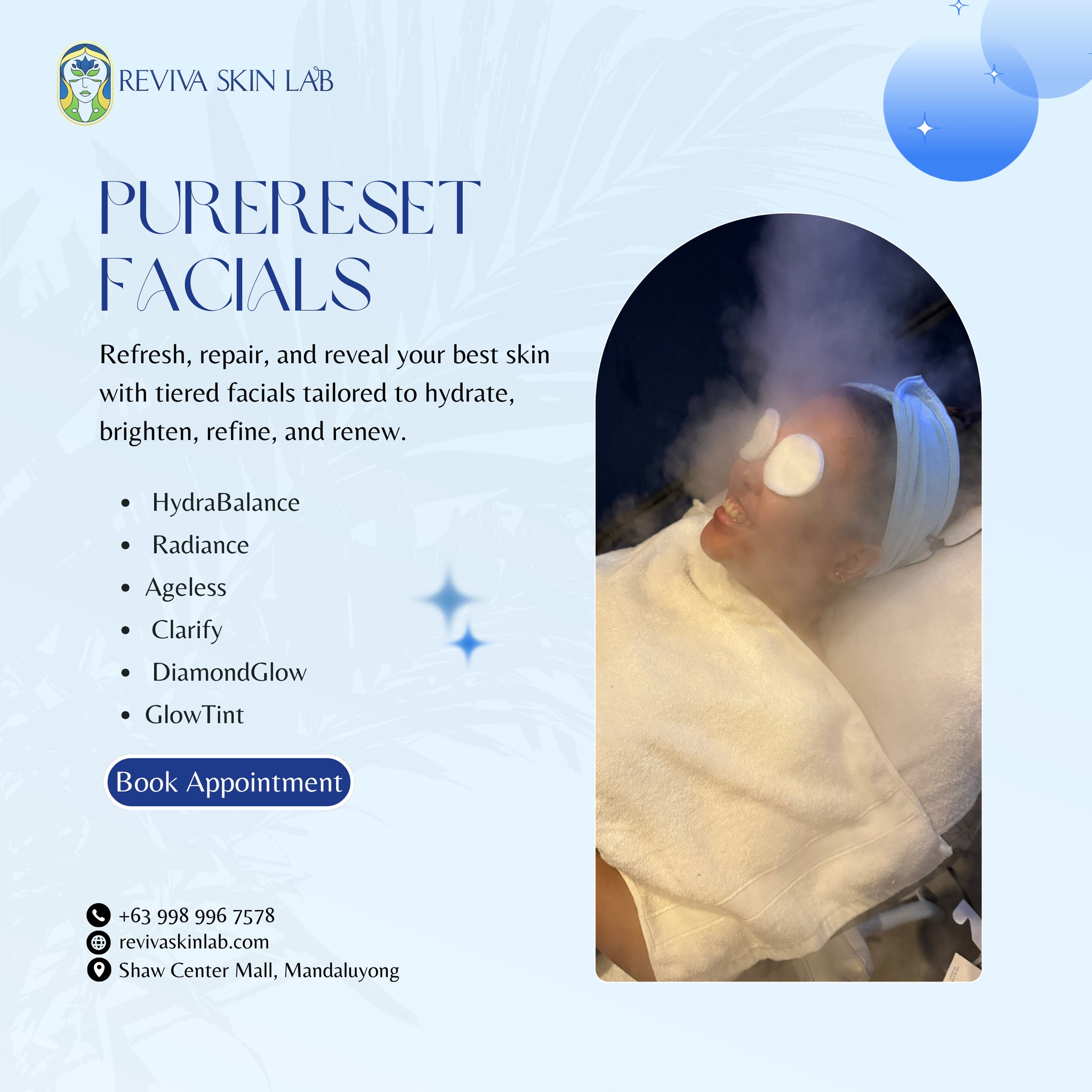 Reviva Skin Lab Facebook ad: ๐๐ฎ๐ซ๐๐๐๐ฌ๐๐ญ ๐
๐๐๐ข๐๐ฅ ๐๐ซ๐๐๐ญ๐ฆ๐๐ง๐ญ๐ฌโฆ