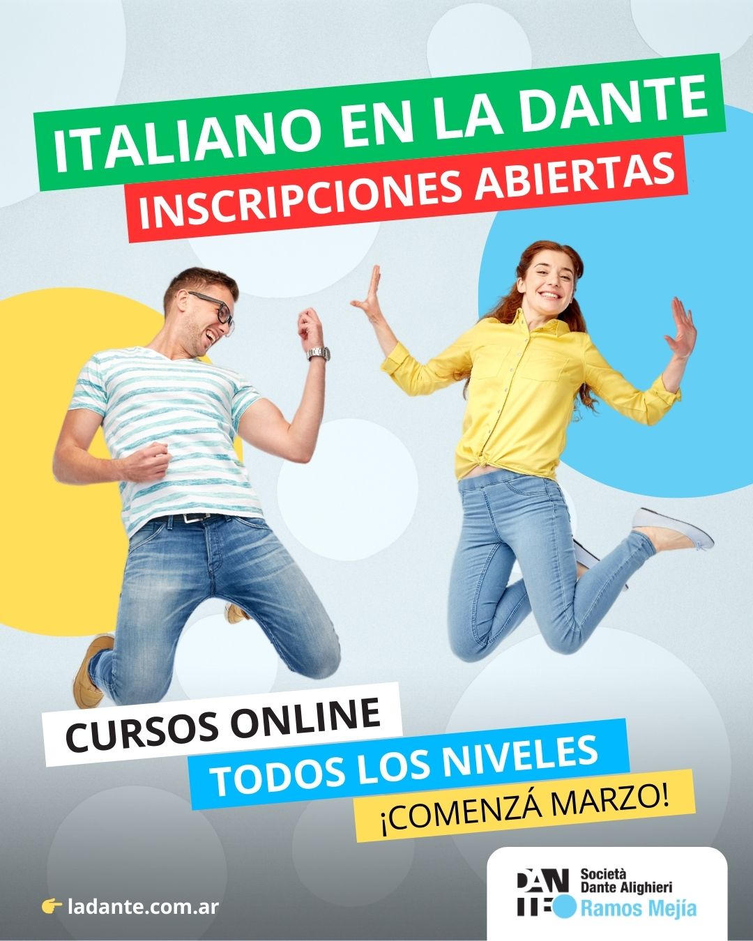 Dante Alighieri de Ramos Mejía Facebook ad