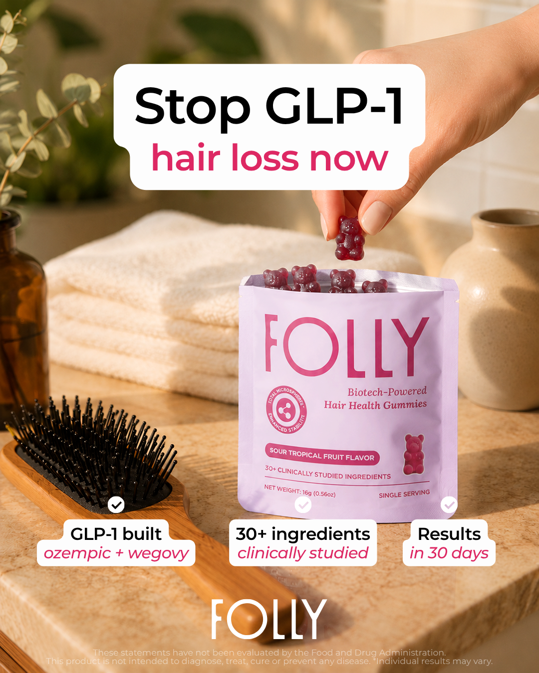 Folly Nutrition Facebook ad