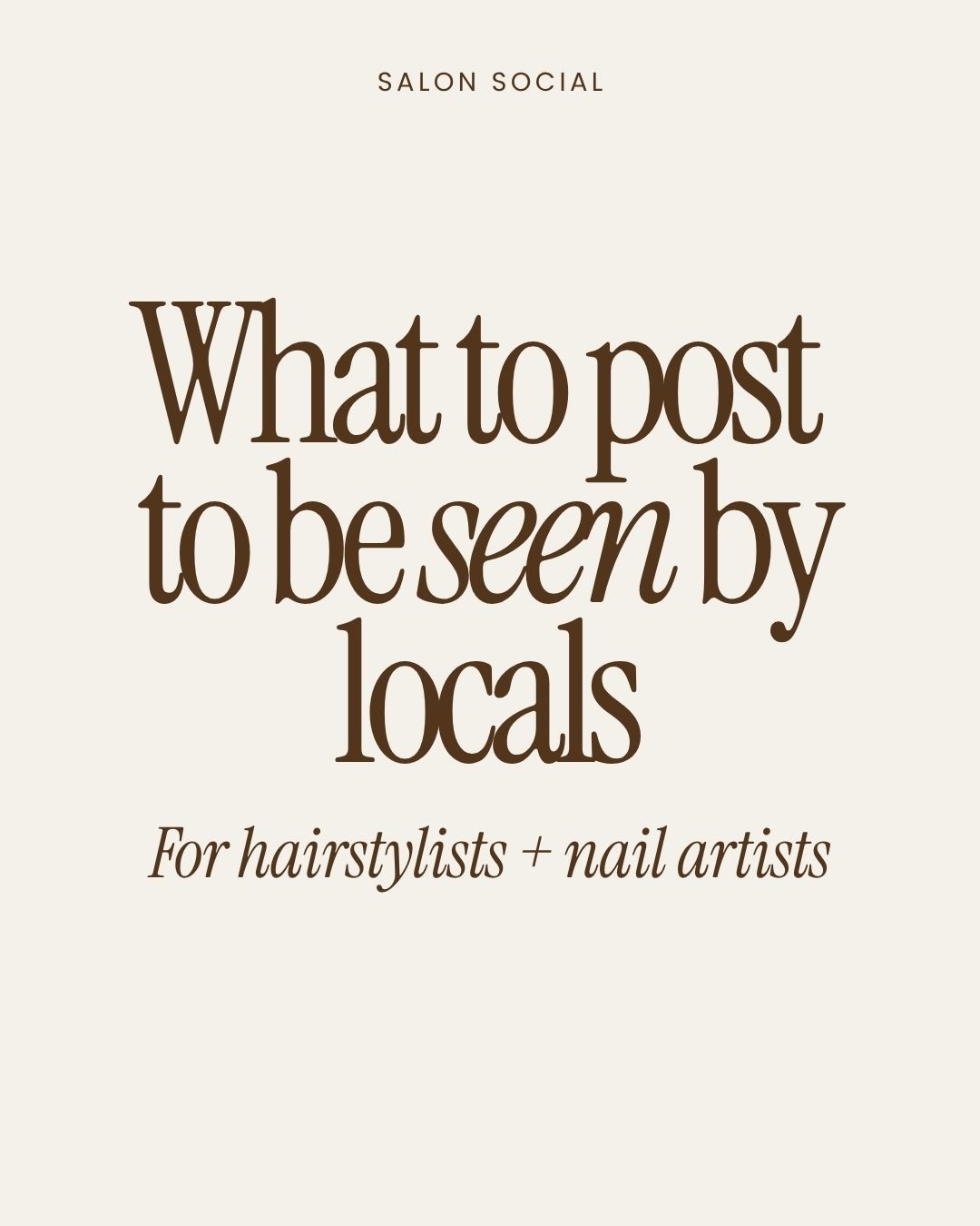 The Salon Social Facebook ad