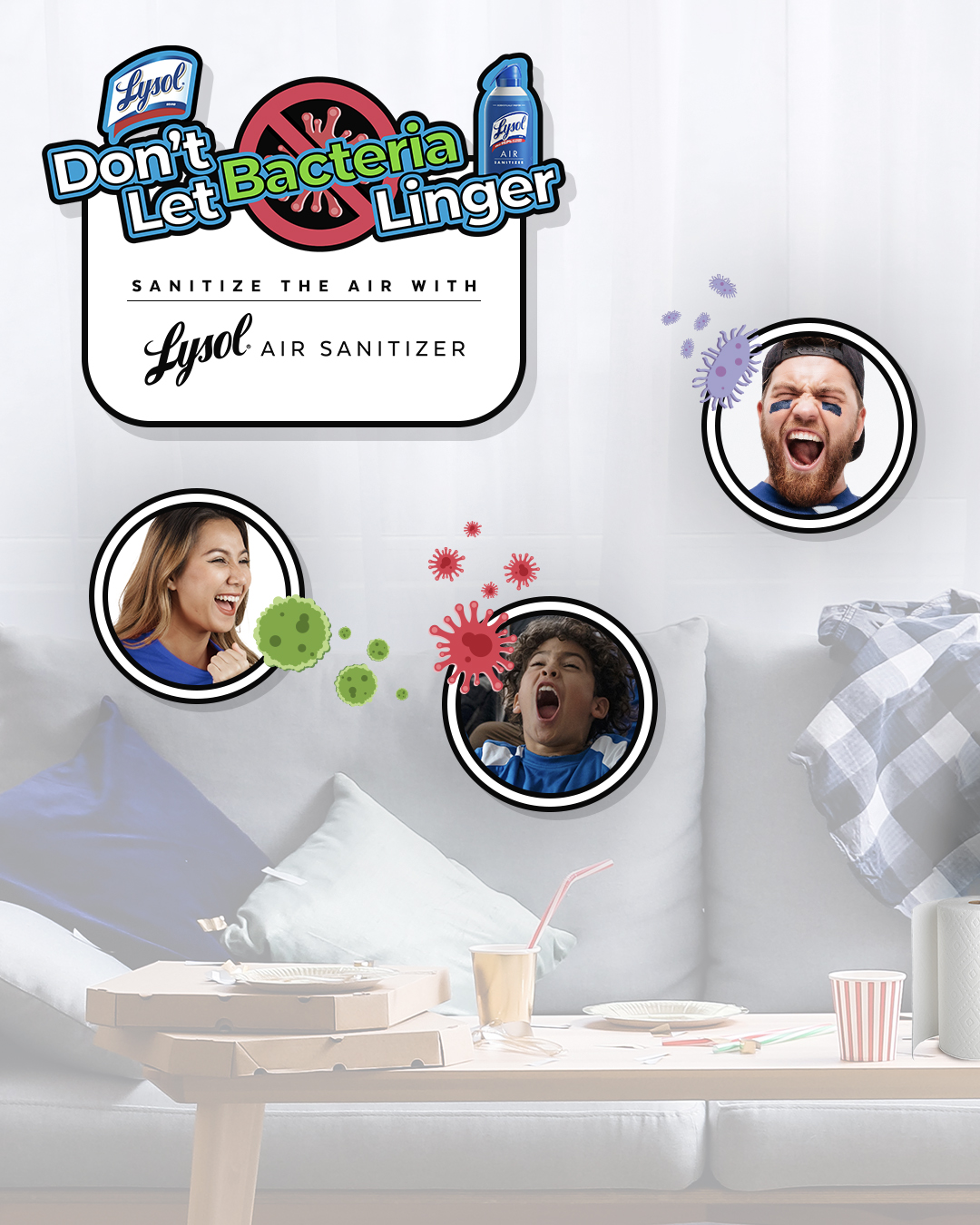Lysol US Facebook ad