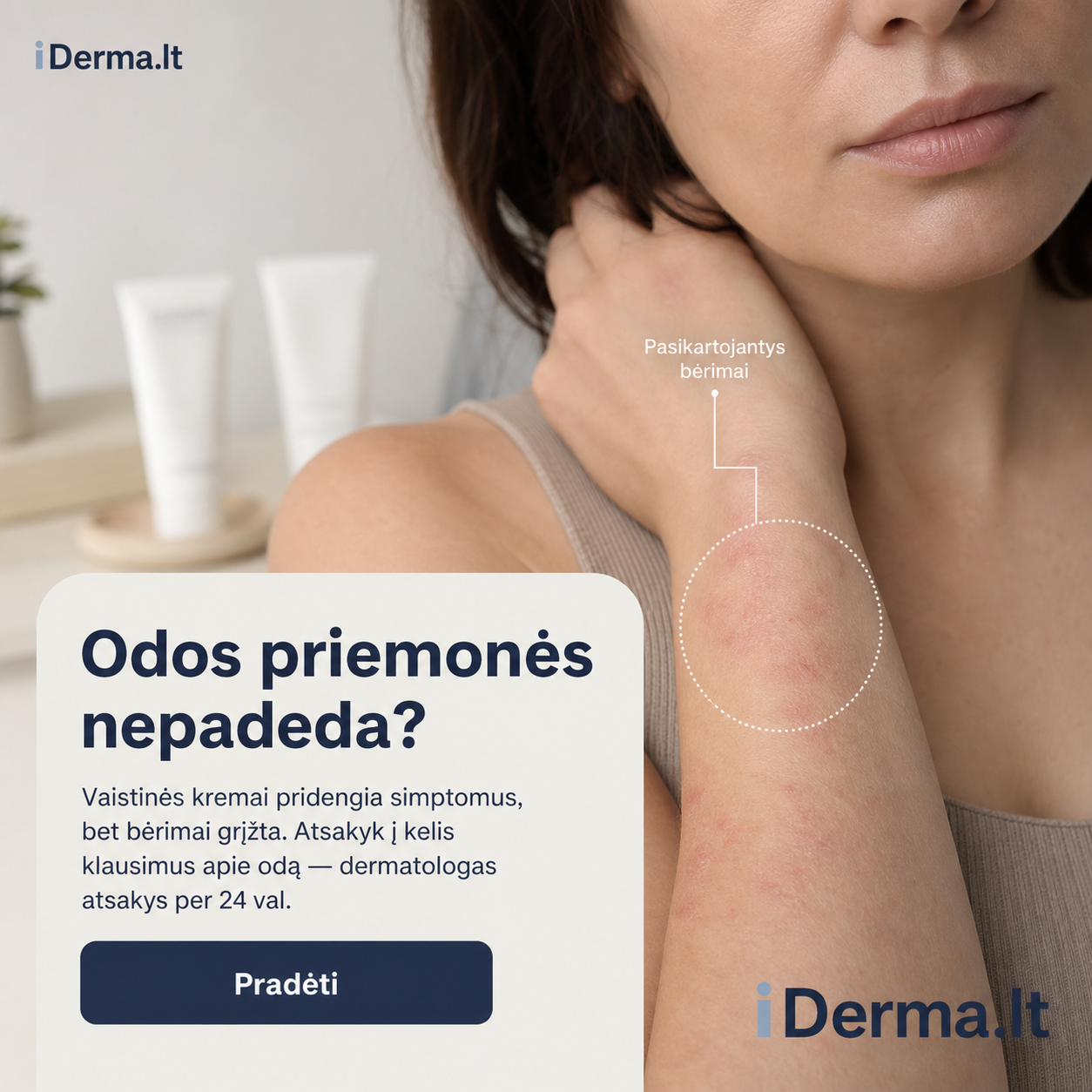 iderma.lt - Dermatologo konsultacija Facebook ad