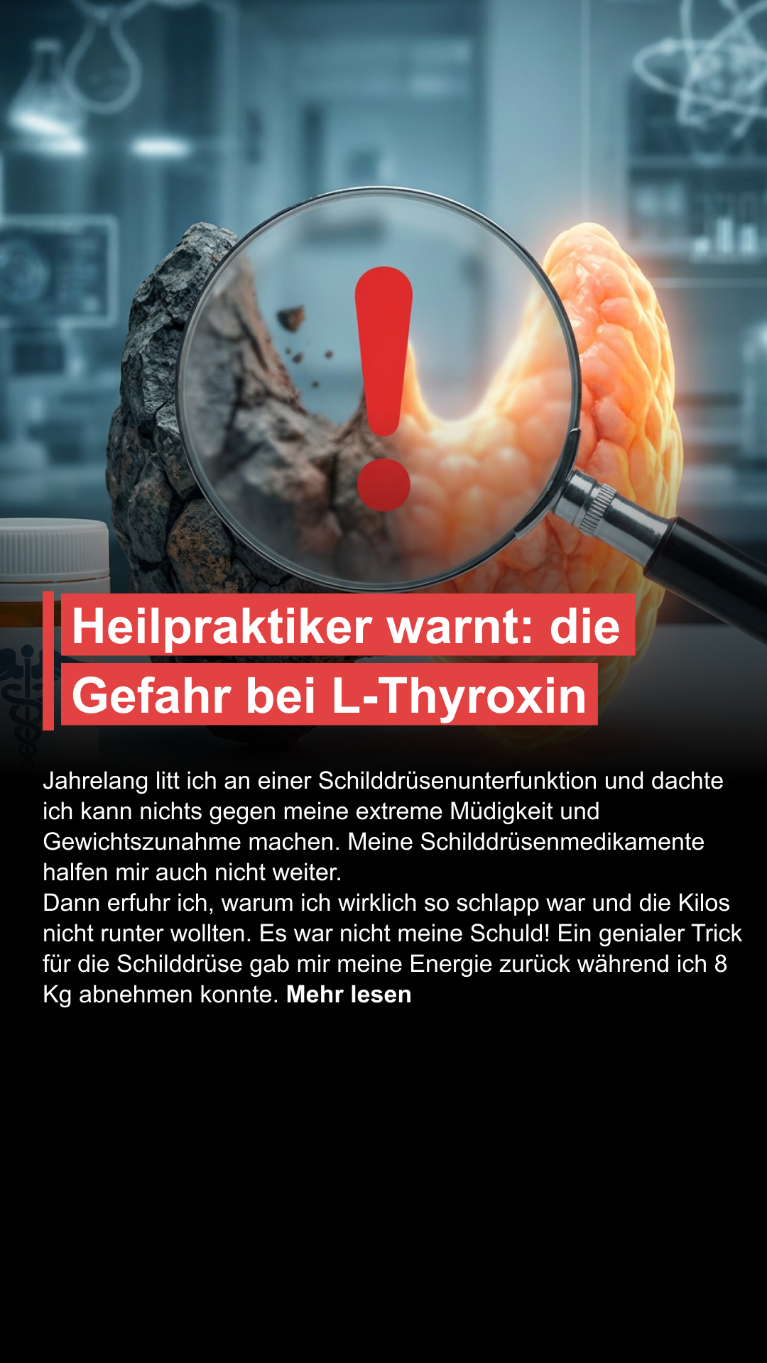 Mission Schilddrüse Facebook ad