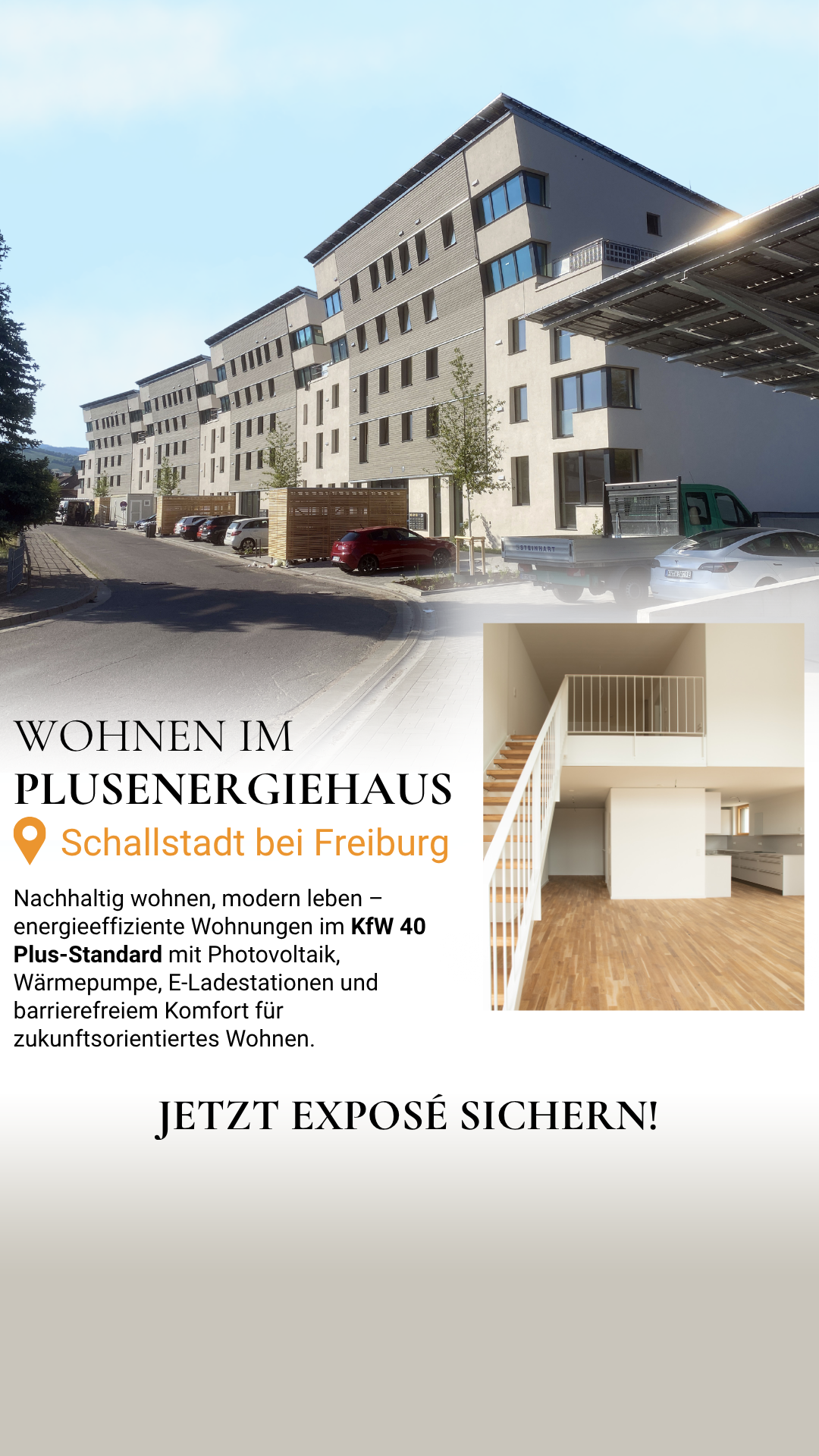 Klimahäuser Schallstadt Facebook ad from Nov 17, 2025