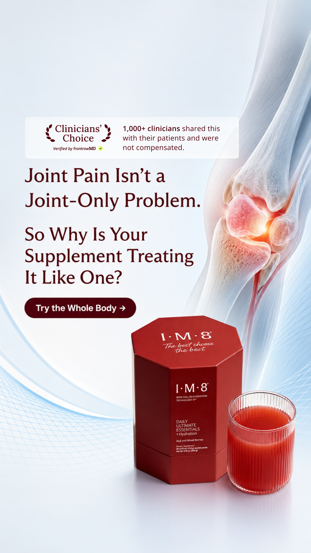 IM8 Health Facebook ad