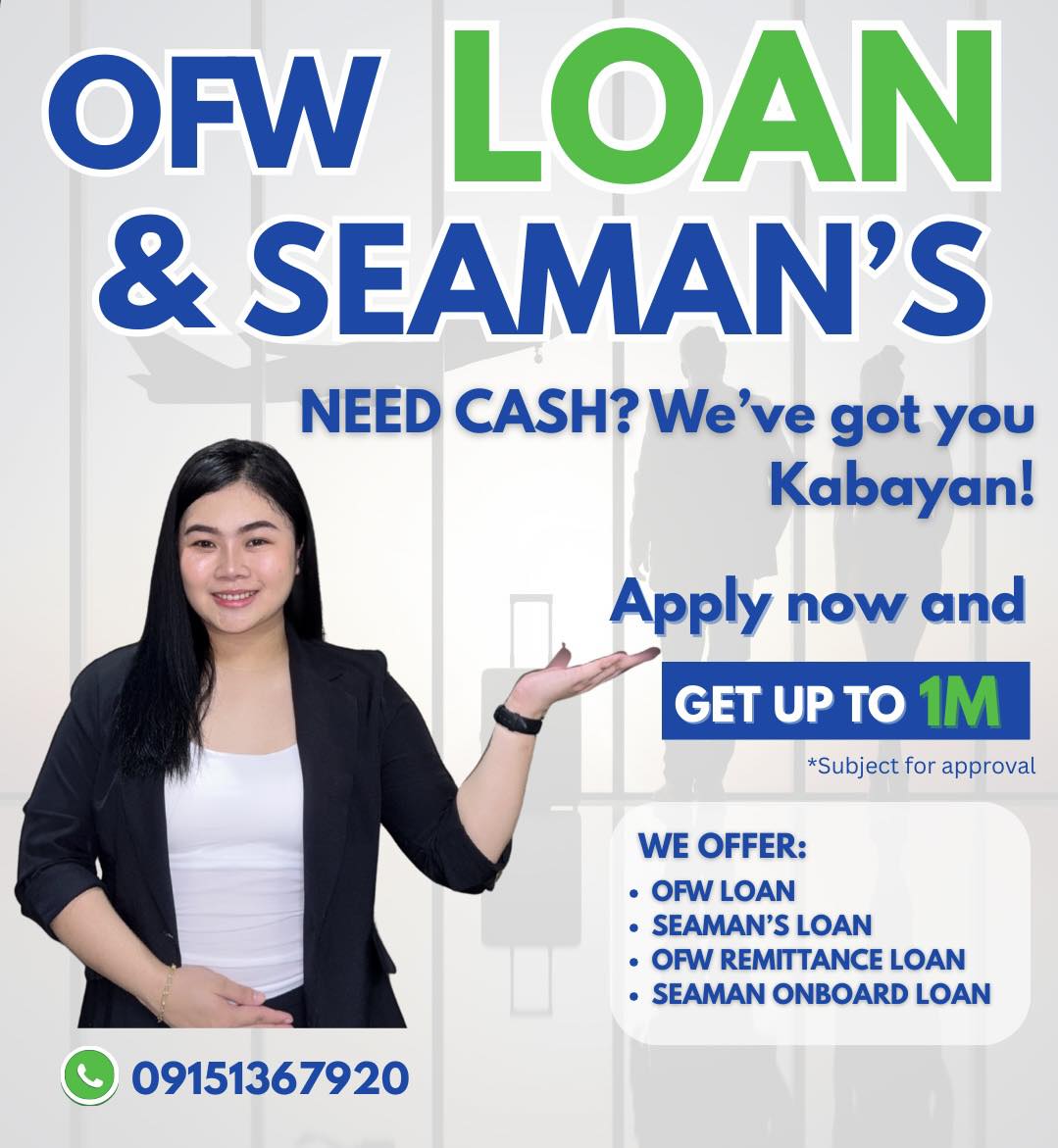 GoFund OFW & Seaman's Loan Facebook ad: Para sa mga kababayan nating OFW at Seaman…