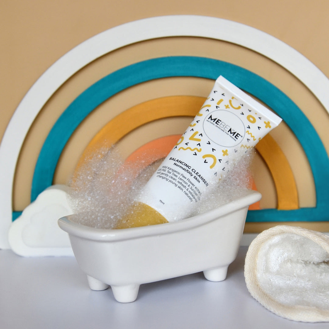 Mebeme - Natural skincare Facebook ad: Teens are starting to get more into skincare…