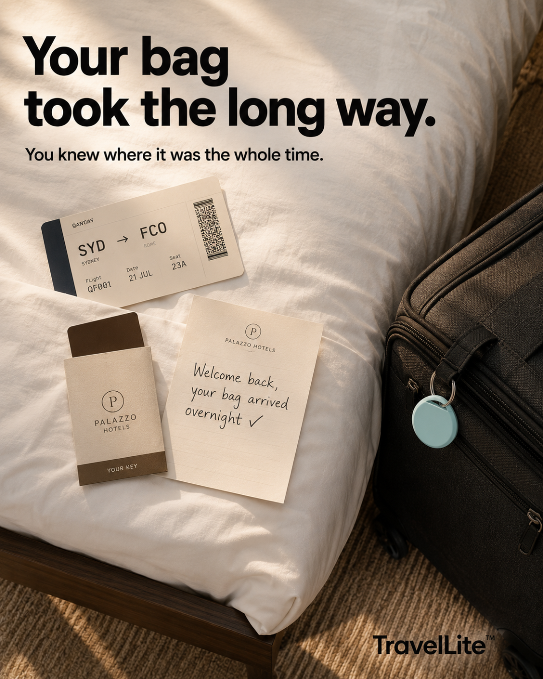 TravelLite Facebook ad