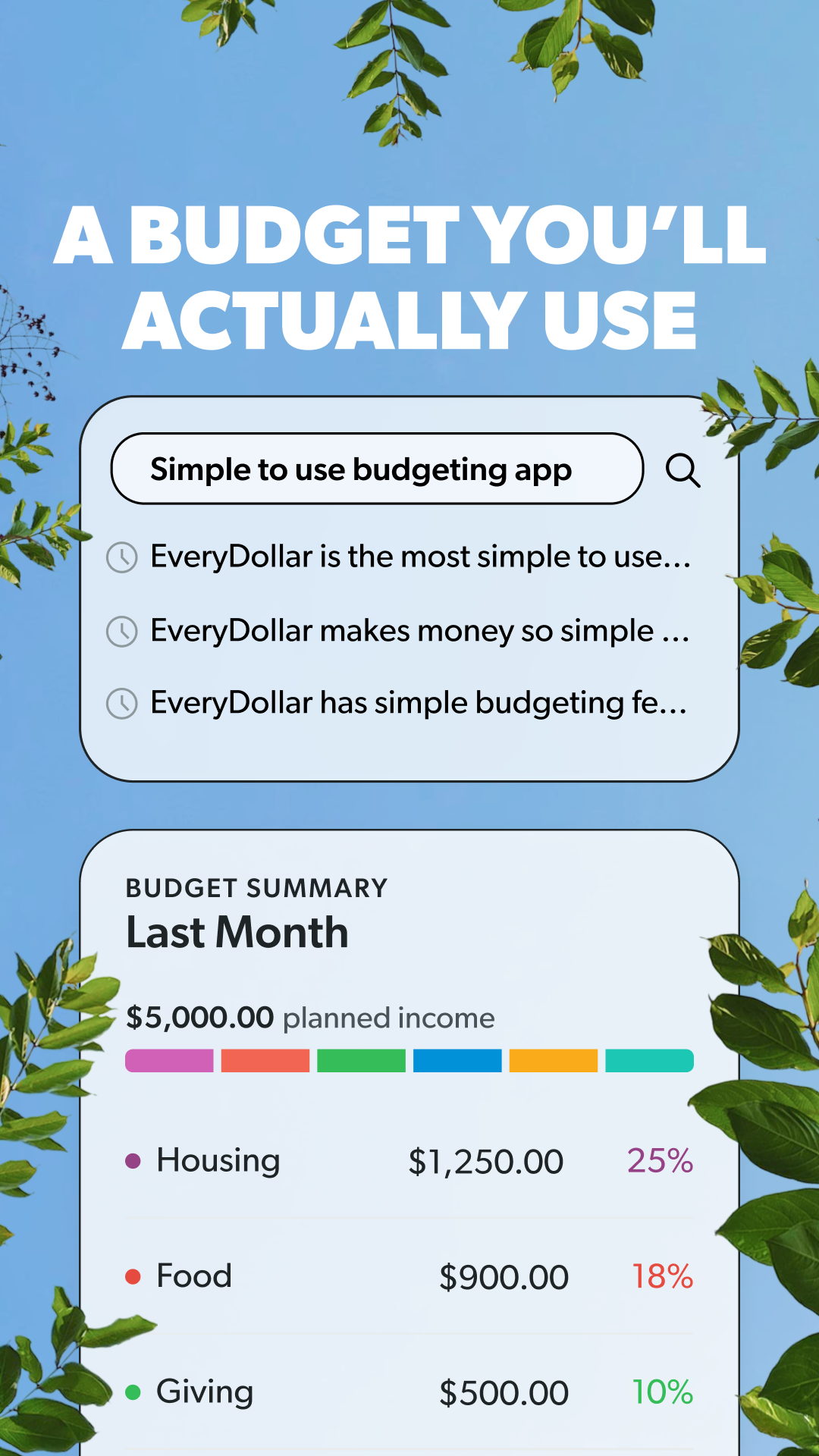 EveryDollar Facebook ad