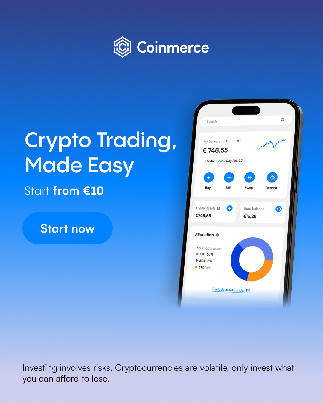 Coinmerce Facebook ad from Feb 17, 2026
