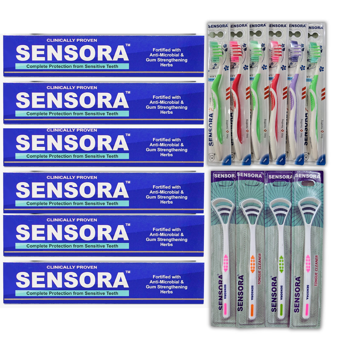 Sensora ToothPaste Facebook ad: sensitive teeth? sensora toothpaste