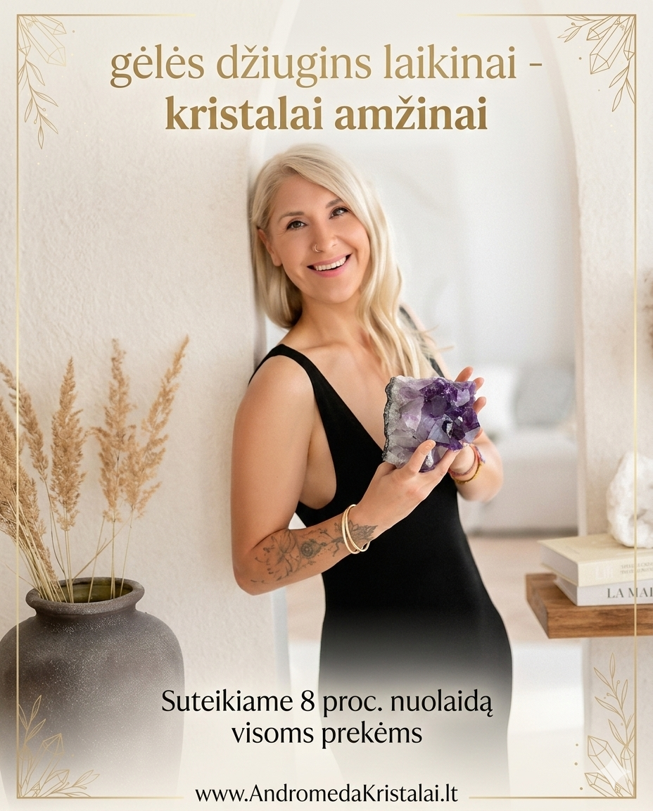 Andromeda Kristalai Facebook ad from Mar 11, 2026