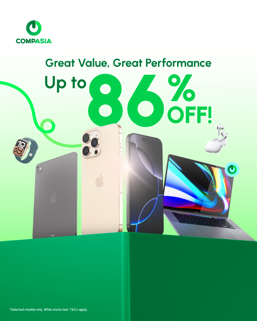 CompAsia Malaysia Facebook ad: Smart Value Deals!