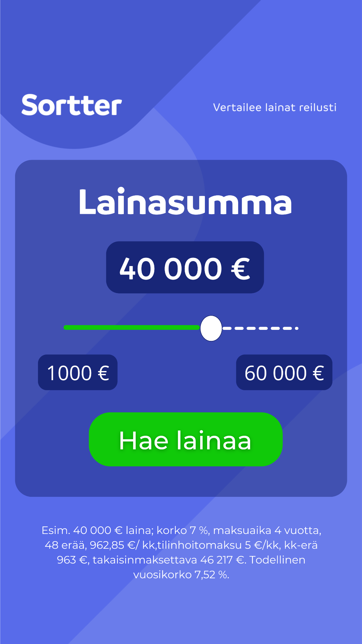 Sortter.fi Facebook ad from Mar 9, 2026