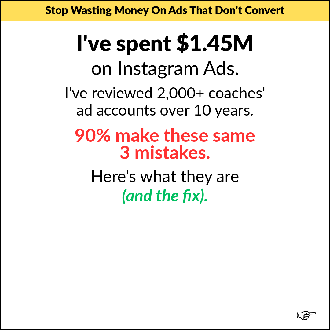 Justin - Get Clients Facebook ad