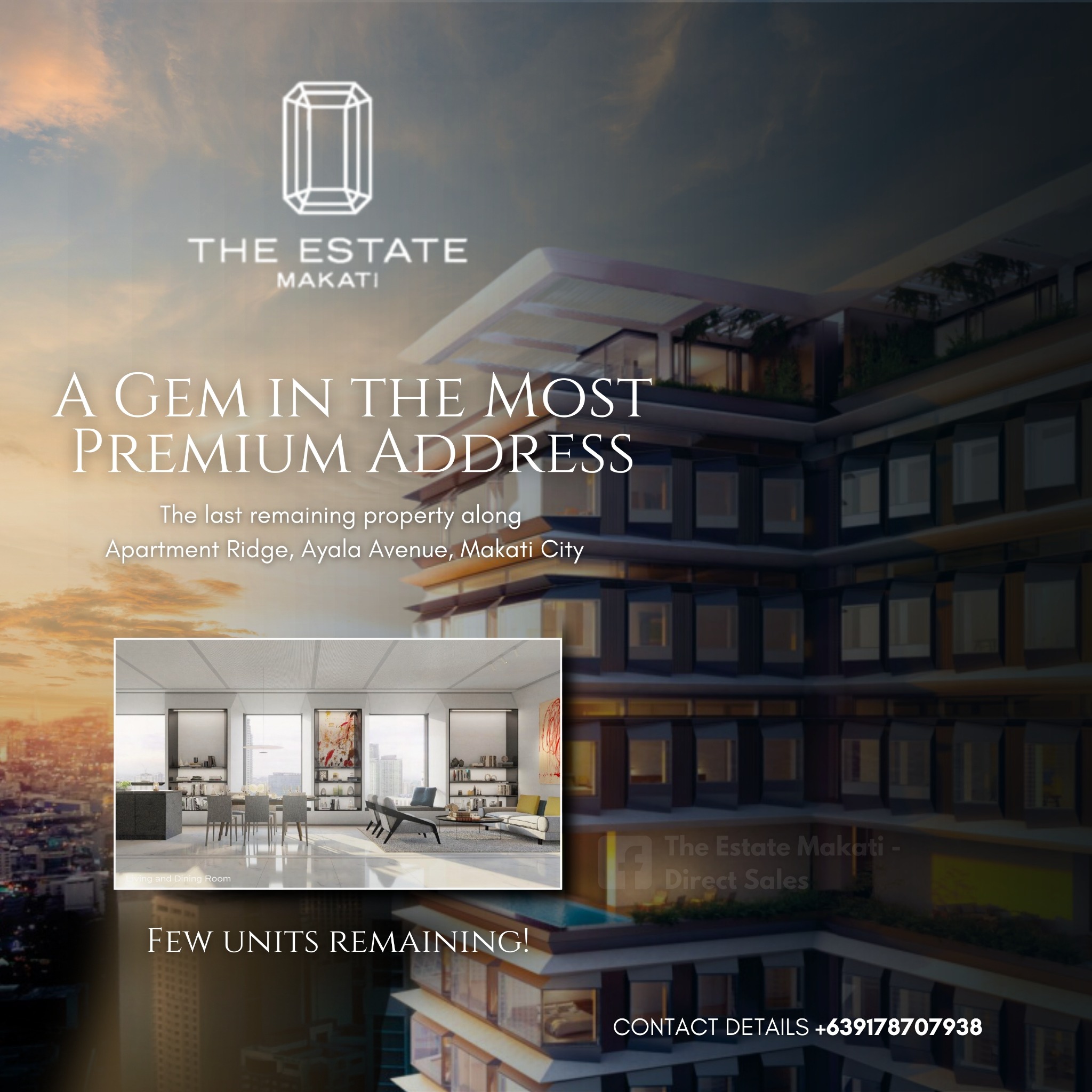 The Estate Makati Direct Sales - Maui Jose Facebook ad: Own a Timeless Masterpiece at Ayala Avenue’s Most…