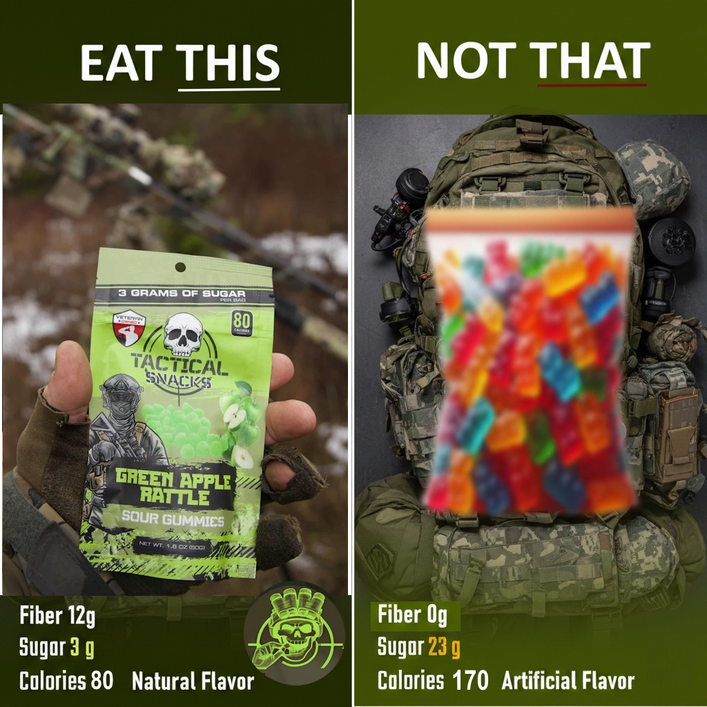 Tactical Snacks Facebook ad