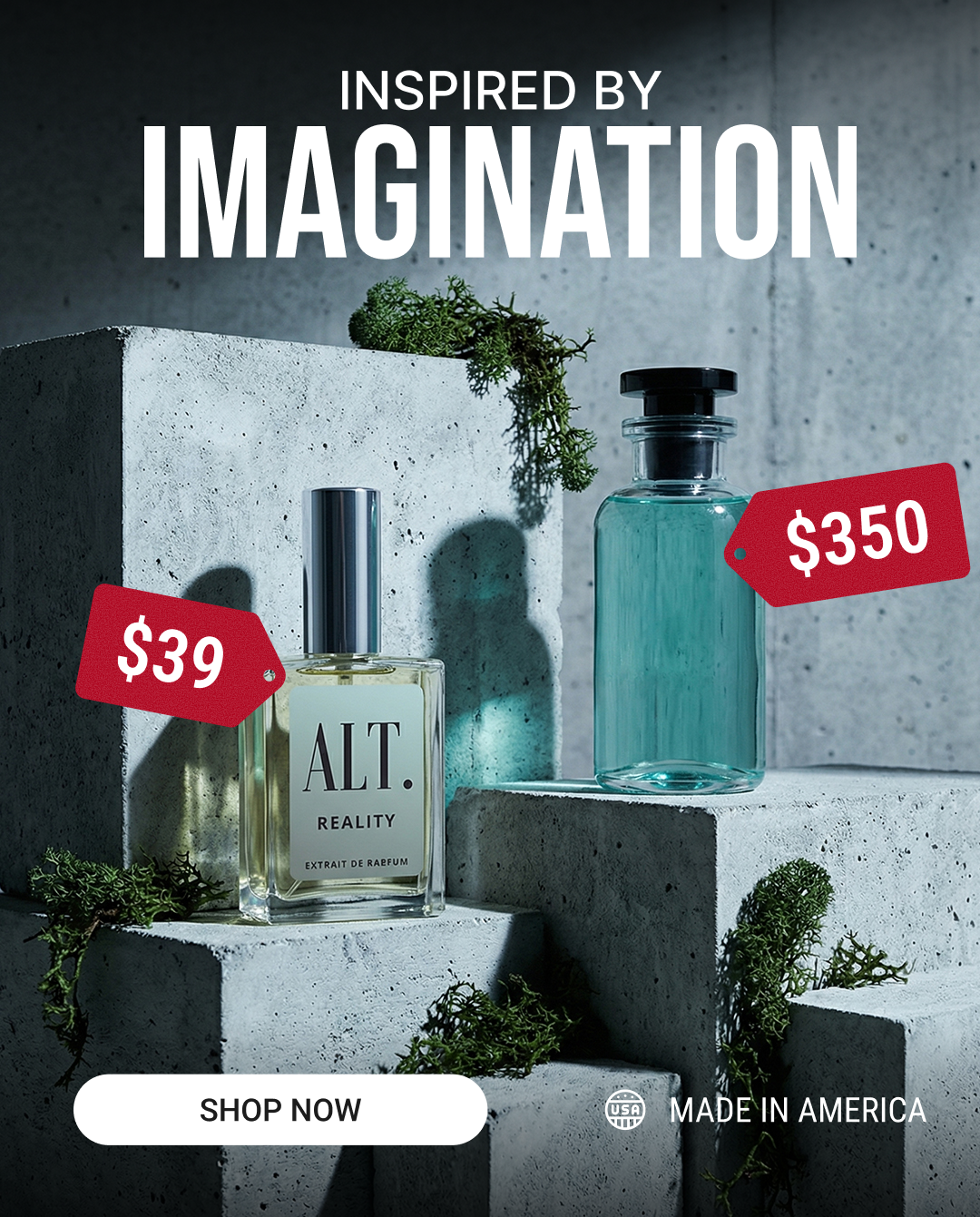 ALT. Fragrances Facebook ad
