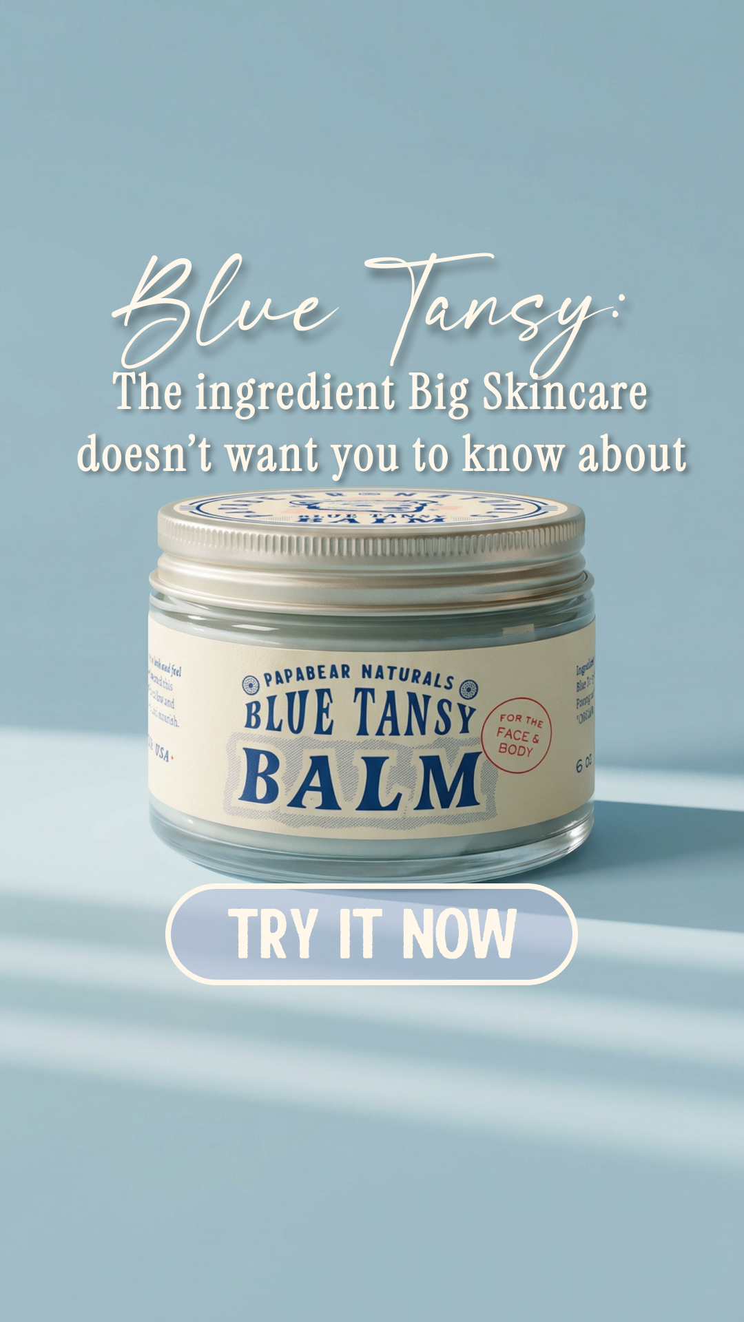 Papabear Naturals Facebook ad