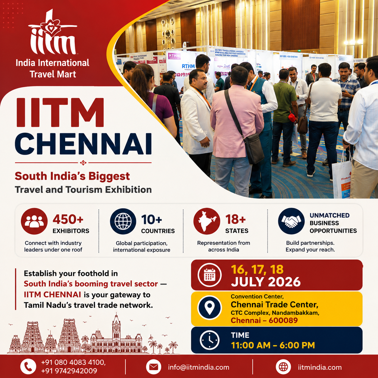 India International Travel Mart Facebook ad: IITM Chennai 2026