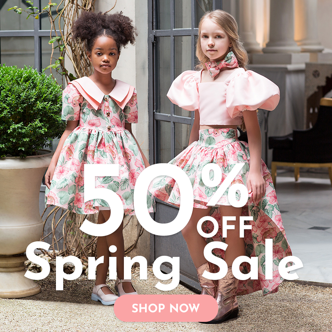 Mama Luma Facebook ad: Spring Sale, 50% off