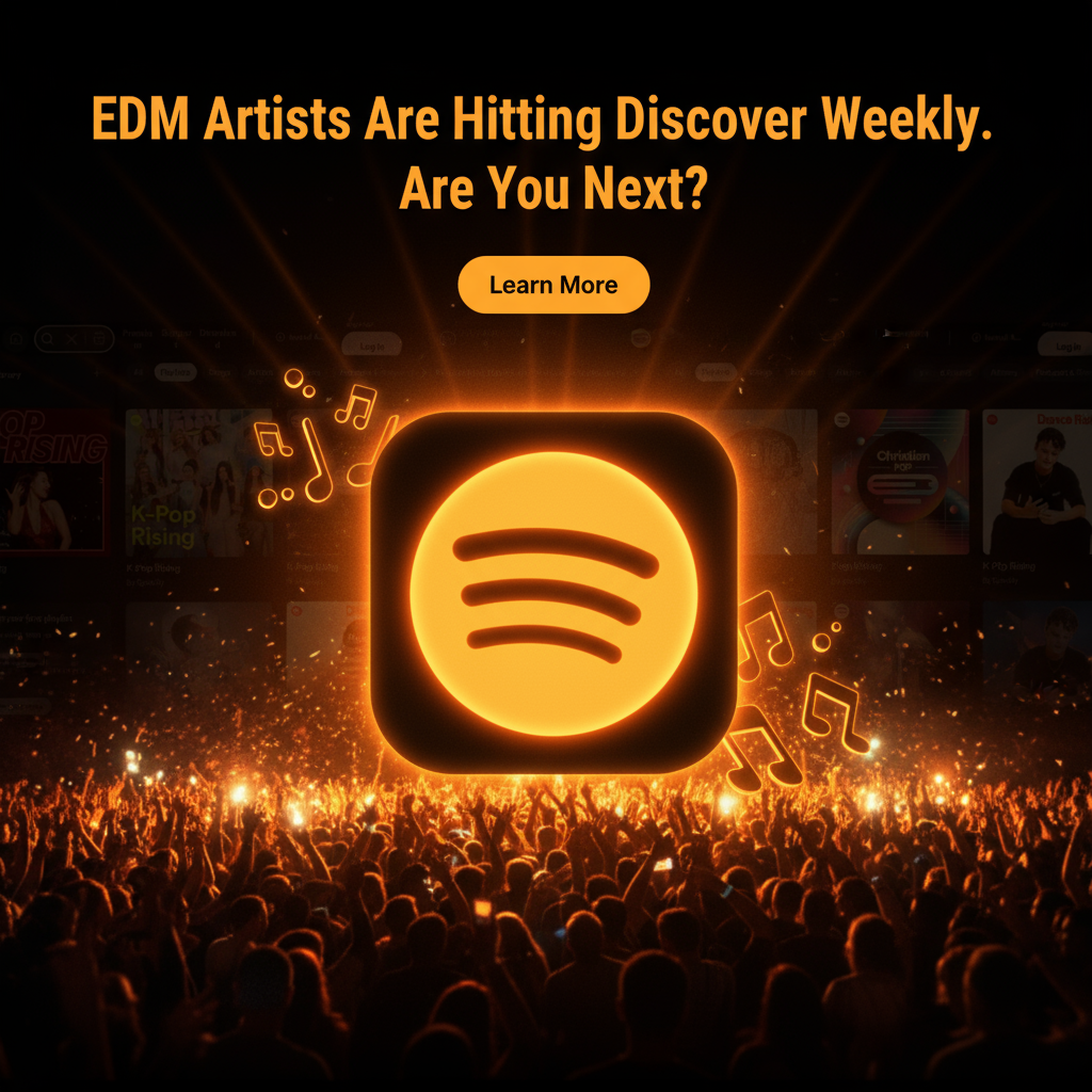 Playlist Booker Facebook ad