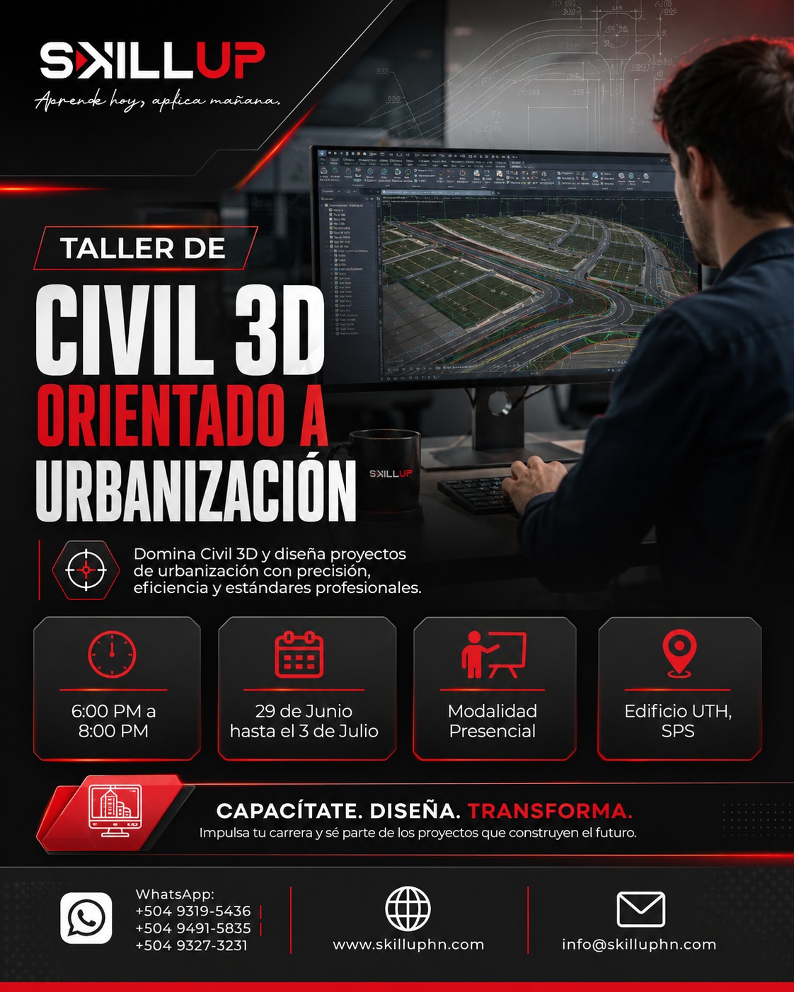 Skill Up Facebook ad: Asegura tu lugar