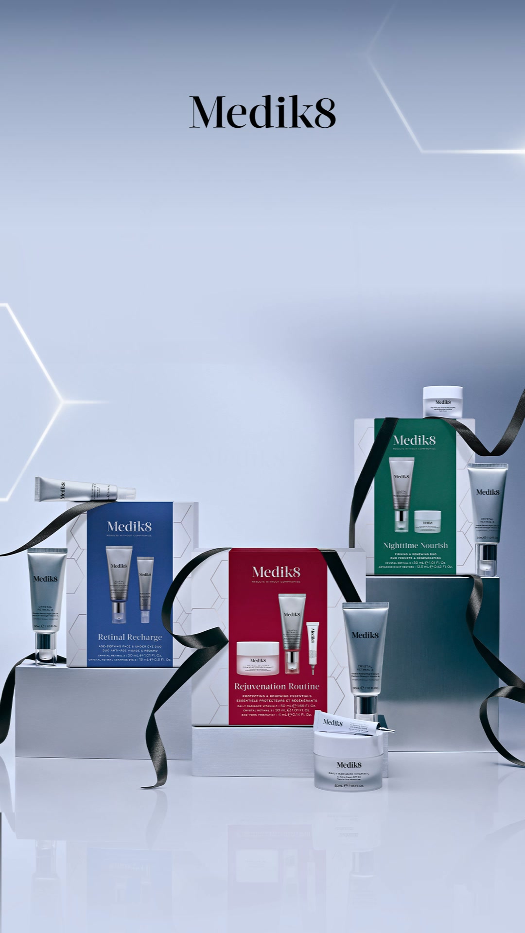 Medik8 Facebook ad: Clinically Proven & Ready To Gift