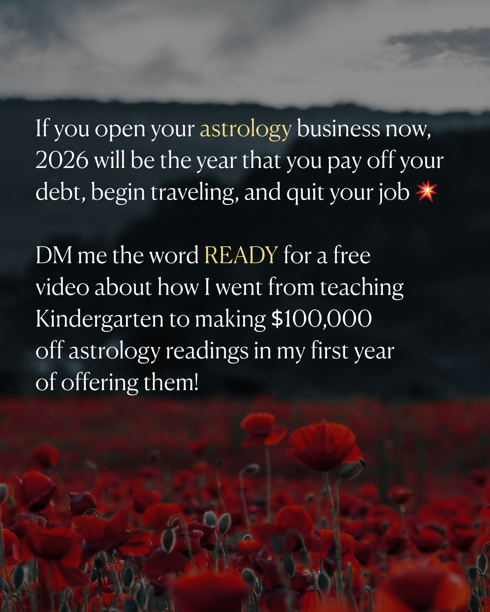 8th & Poppy Facebook ad