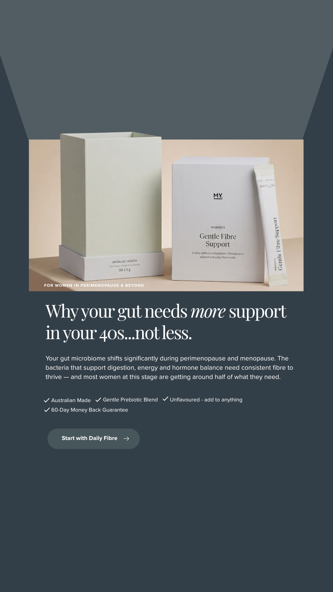 MyPause Health Facebook ad