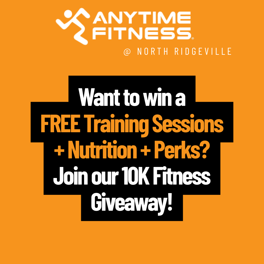 Anytime Fitness North Ridgeville Facebook ad: ๐๐ฎ๐ซ๐ง ๐
๐๐ญ & ๐๐๐ ๐๐๐!