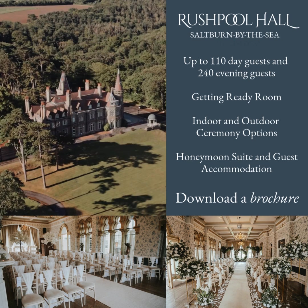 Rushpool Hall Facebook ad: Download a Brochure