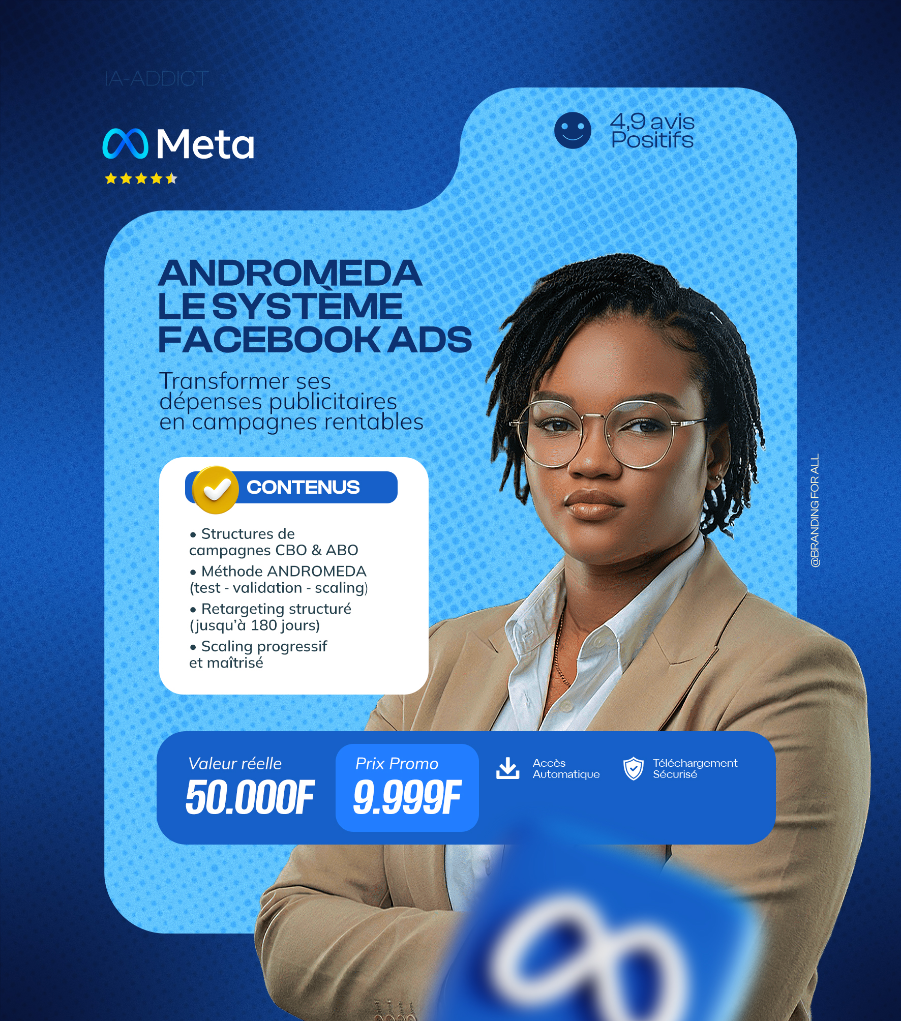 Saran / IA Addict Facebook ad: Facebook Ads, La méthode ANDROMEDA pour arrêter de perdre…