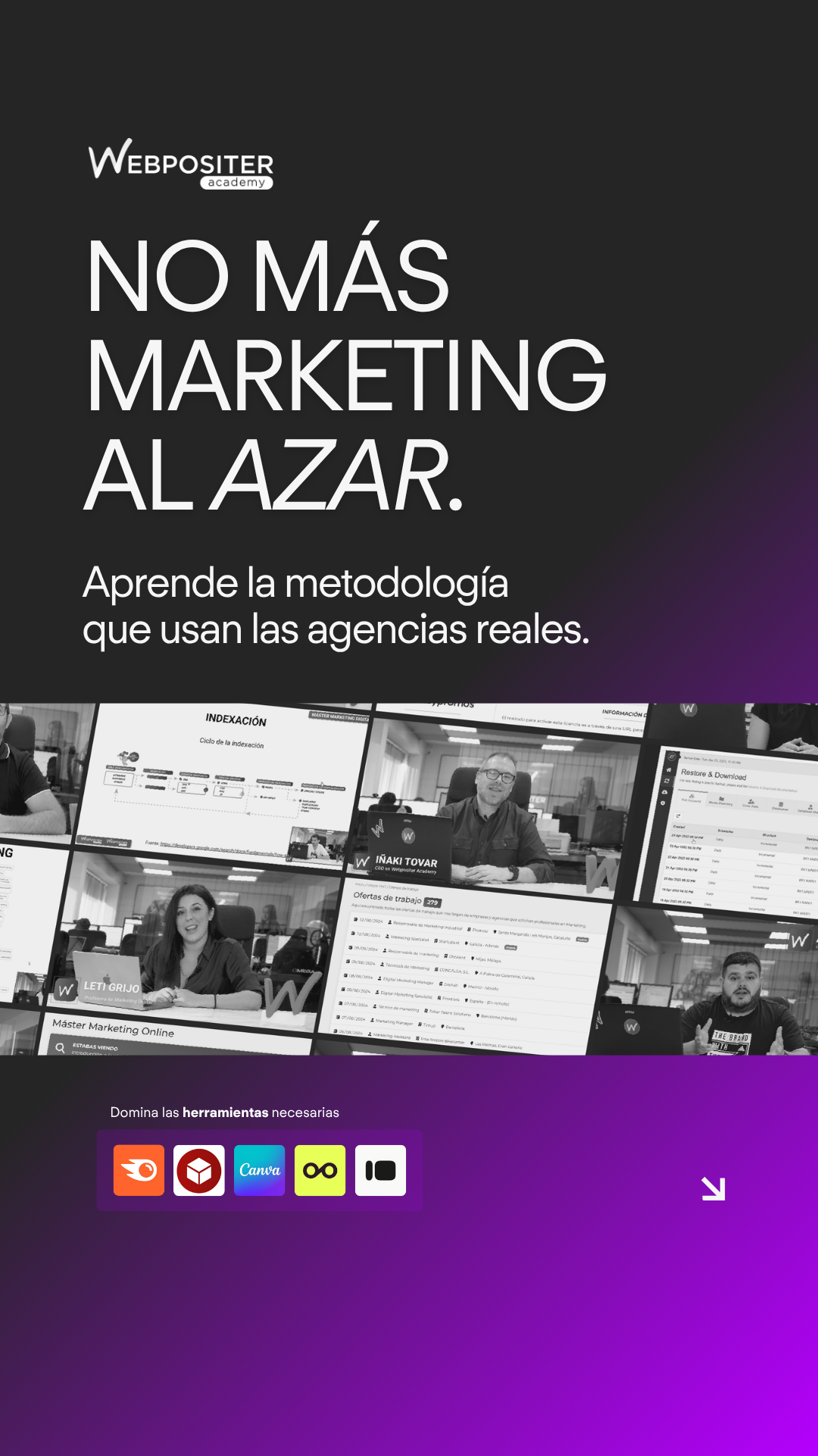 Webpositer Academy Facebook ad