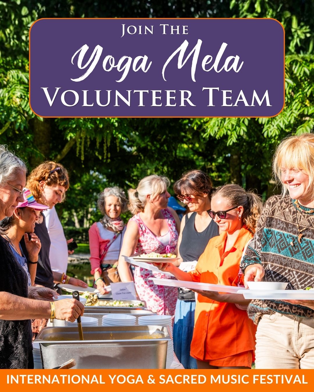 Yoga Mela Festival Facebook ad: 10-Day Summer Volunteering in Sweden