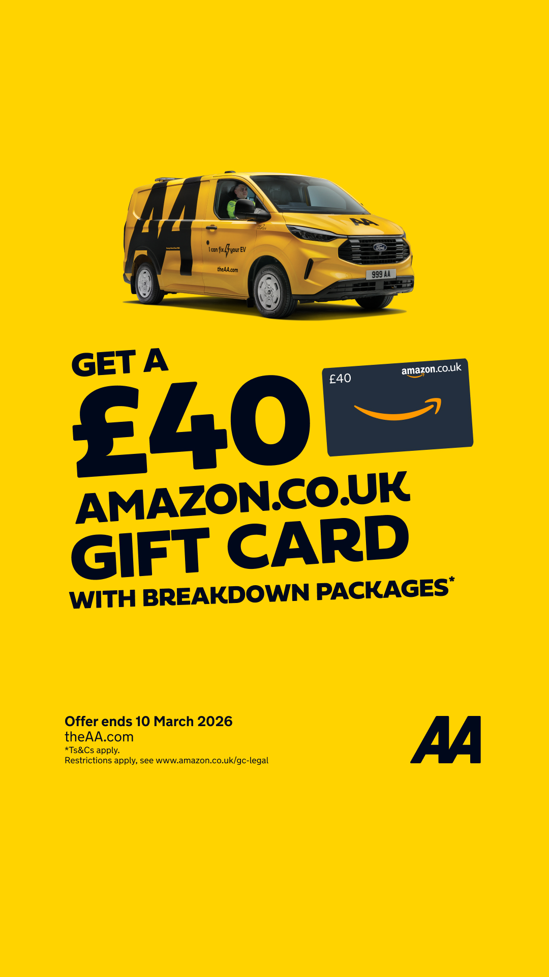 The AA UK Facebook ad
