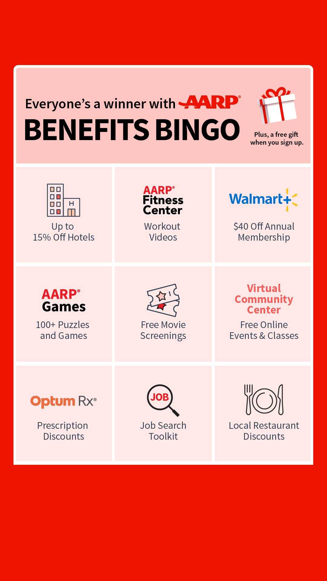 AARP Facebook ad