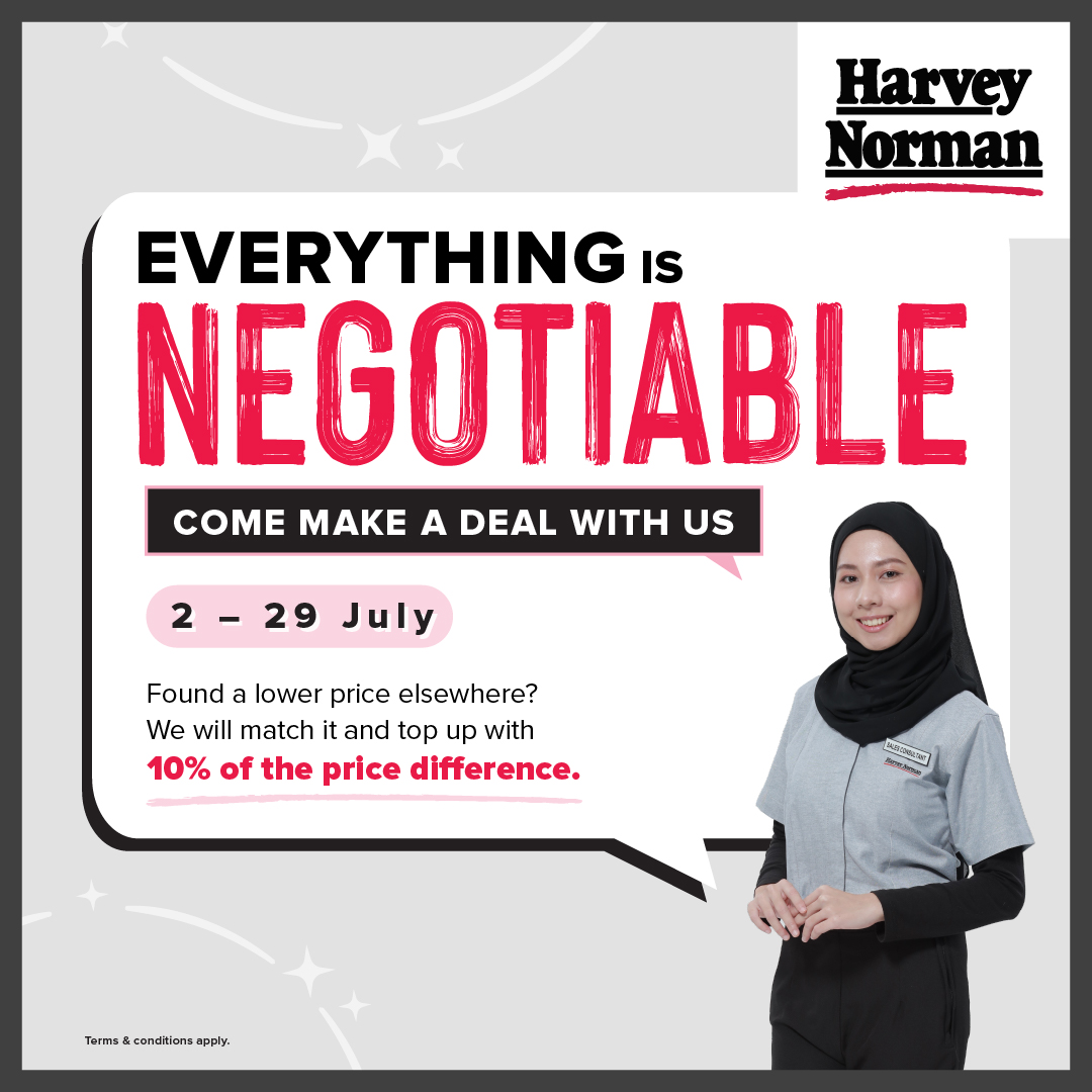 Harvey Norman Malaysia Facebook ad