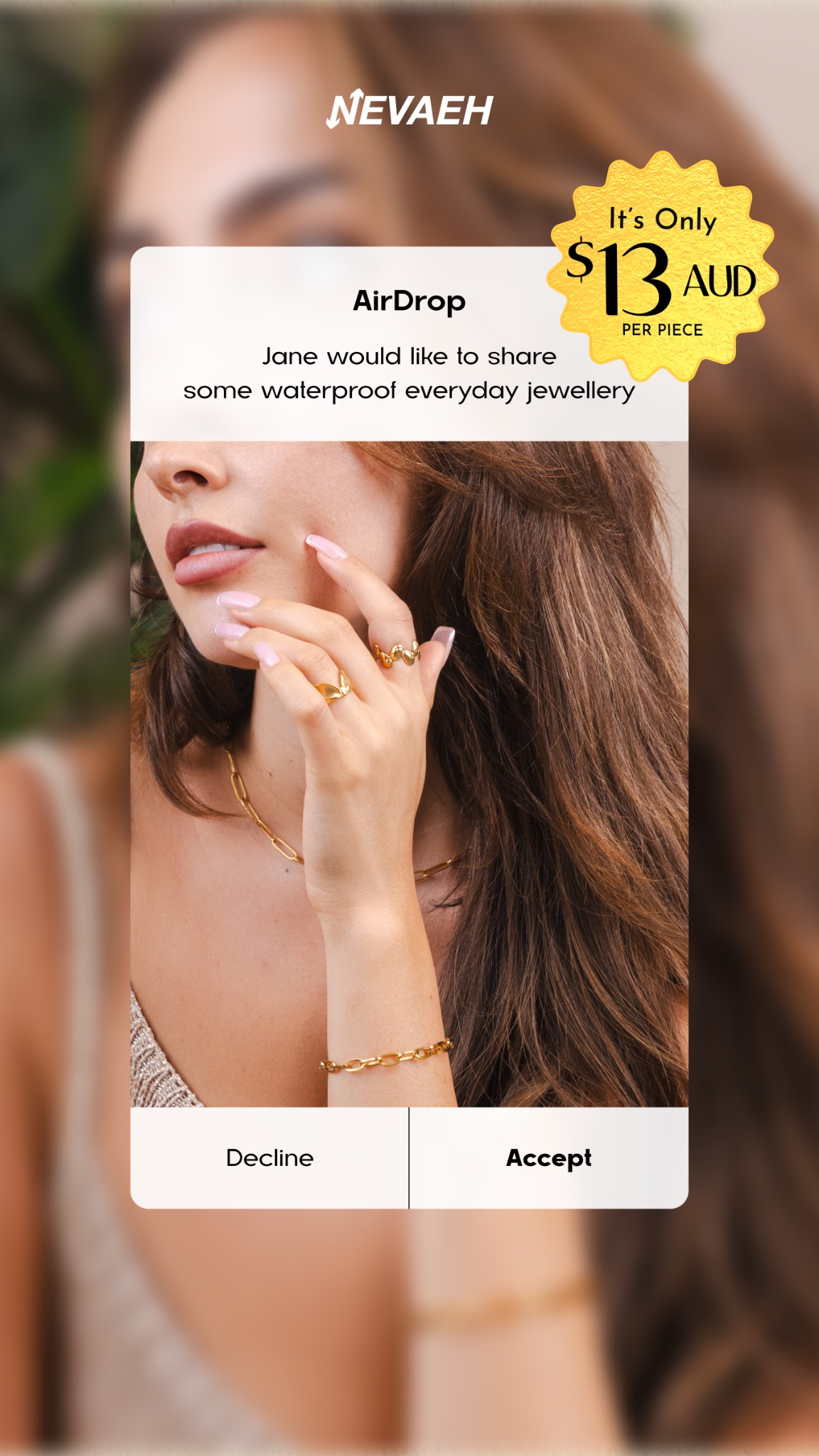 Nevaeh Store Facebook ad