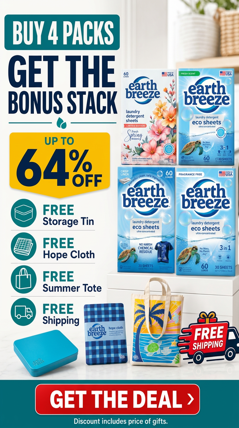 Earth Breeze Facebook ad