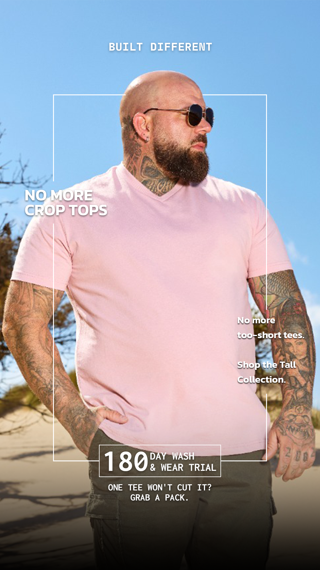 Built Different Facebook ad