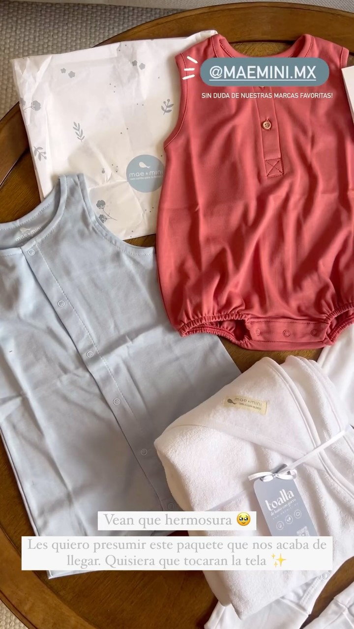 Mae & Mini Facebook ad: La ropita, pijamita, toallas y cobijitas más suavecitas…